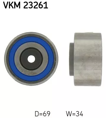 Deflection Pulley/Guide Pulley, timing belt SKF VKM 23261)