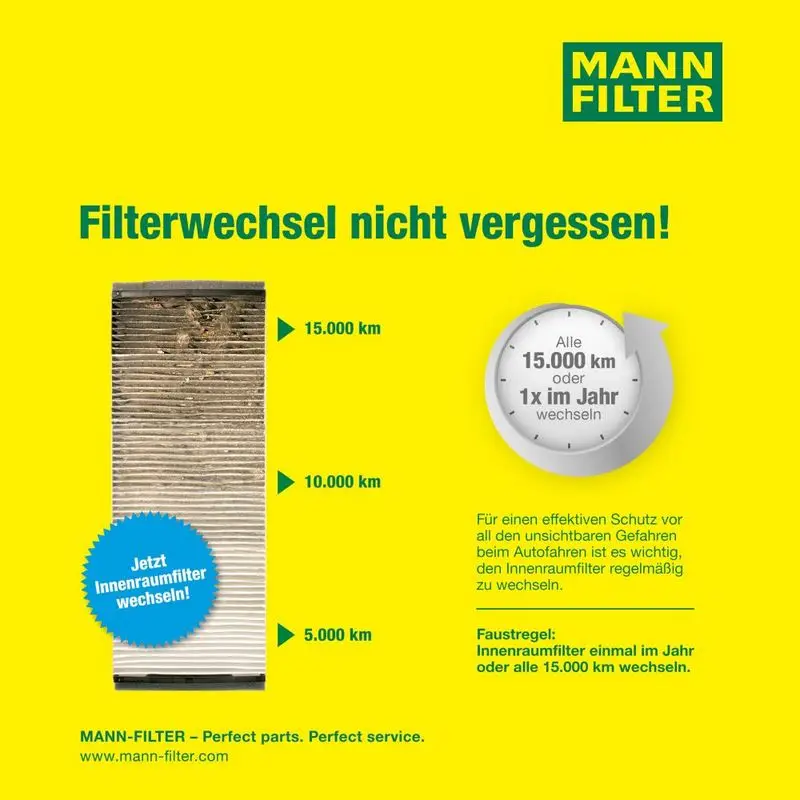 Filter, cabin air (CUK 1827)