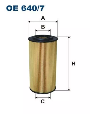 Oil Filter FILTRON OE 640/7)