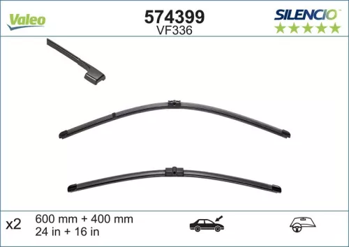 Wiper Blade VALEO 574399)